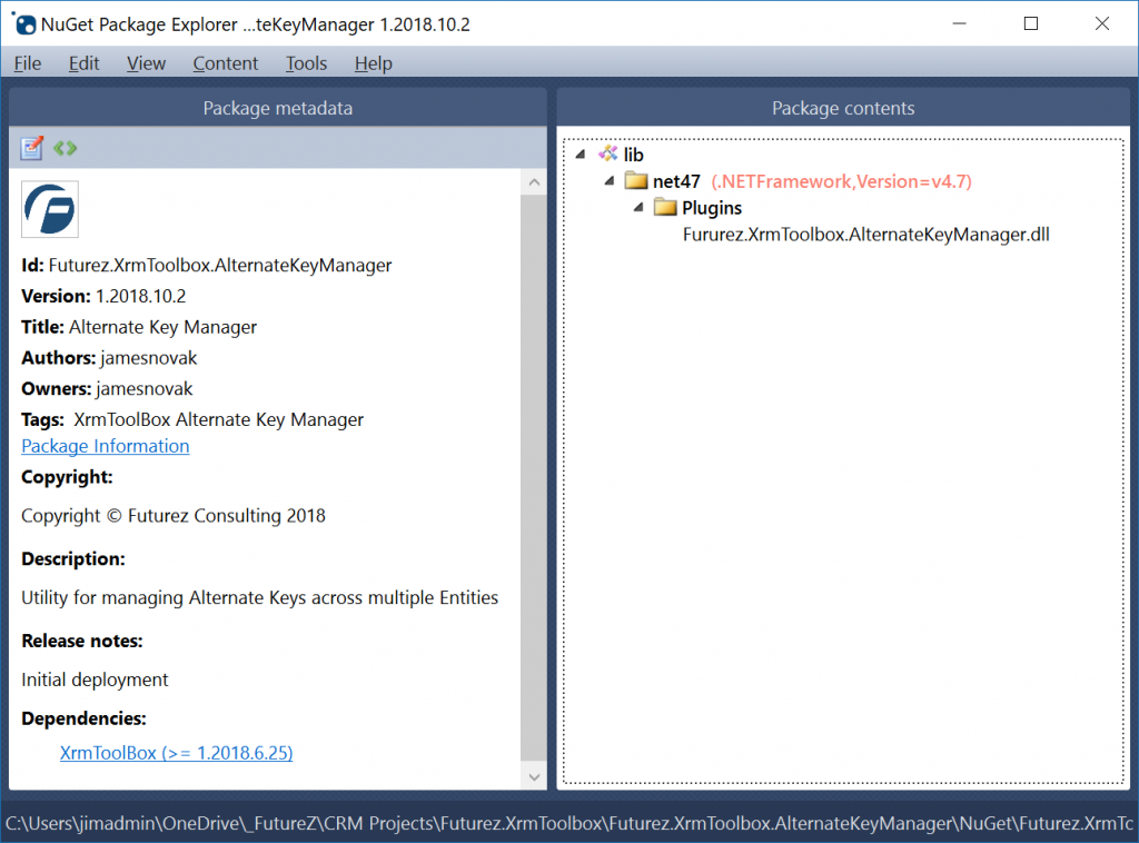 Alternate Key Manager XrmToolBox Tool posted and some lessons learned ...